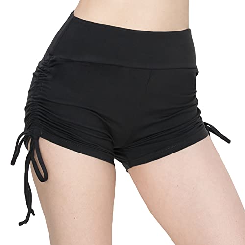 Image of ALWAYS Faux Leather Shorts - High Waist Active Stretch Yoga Short Pants for Women