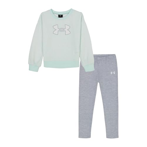 Image of Under Armour Girl's 2-piece Sweatshirt and Leggings Outfit Set