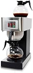 12-Cup Commercial Coffee Maker Stainless Steel - Double Coffee Machine for Office, Restaurant, Industrial Use - High Capacity Office Coffee Maker - TQS Cafe