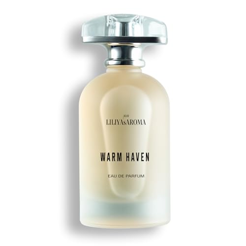 Liliya's Aroma Warm Haven Eau de Parfum – Holiday Fragrance with Honey, Cinnamon and Gourmand Vanilla Perfume, Luxury Amber Cozy Scent Long-Lasting | 3.4 Fl Oz