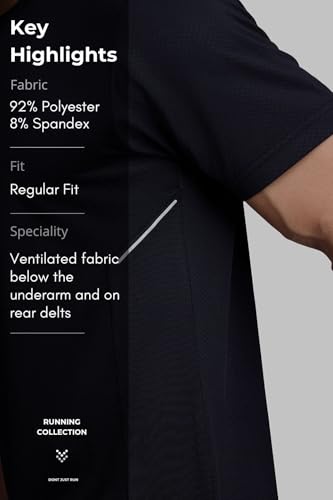 Image of FUAARK Sprint Running Tshirt Sports and Gym Slim Fit Men's T-Shirt