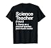 Science Teacher Definition Funny Back to School First Day T-Shirt