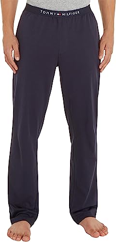 Tommy Hilfiger Jogging Homme Jersey Sweatpant Coton, Bleu (Desert Sky), M