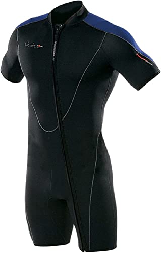 Henderson 3mm Men's Thermoprene Short Sleeve Front Zip Shorty Wetsuit, XS