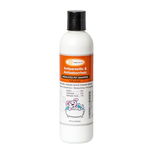 Healthy Paw Life Antiparasitic & Antiseborrheic Dog Shampoo (250 ml)
