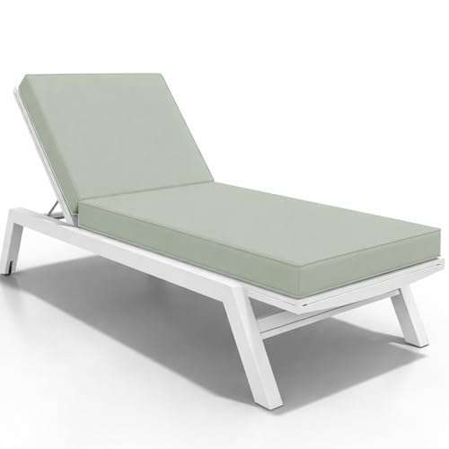 Almohadilla para sillón de jardín con funda extraíble impermeable 2