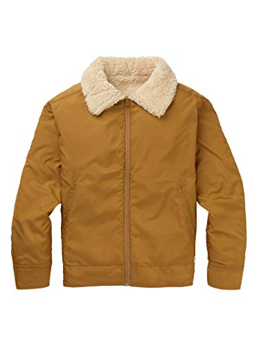 Burton Womens Lynx Reversible Full Zip, Creme Brulee Wood Thrush, X-Large