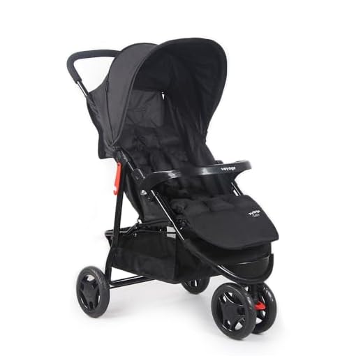 Carrinho De Passeio Para Bebê Delta (Até 15kg) Preto Voyage