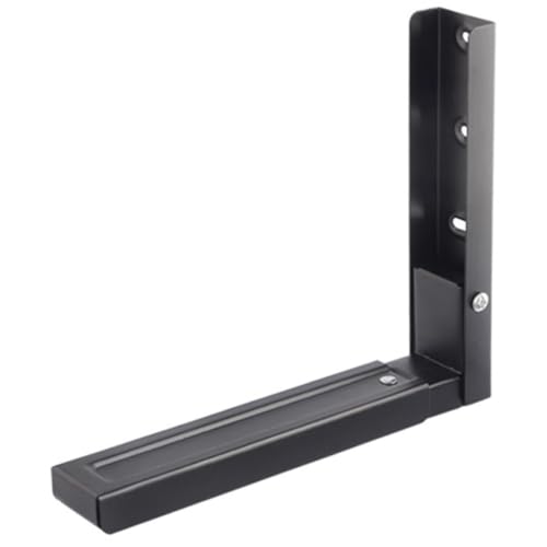 Support mural pliable pour micro-ondes en alliage de fer robuste double étagère