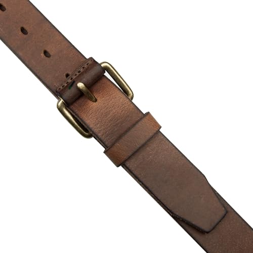 Image of Lucky Brand Men's Jeans Leather Belt| Classic| Casual| Dress| Everyday| American Heritage| Genuine Leather| Metal Buckle