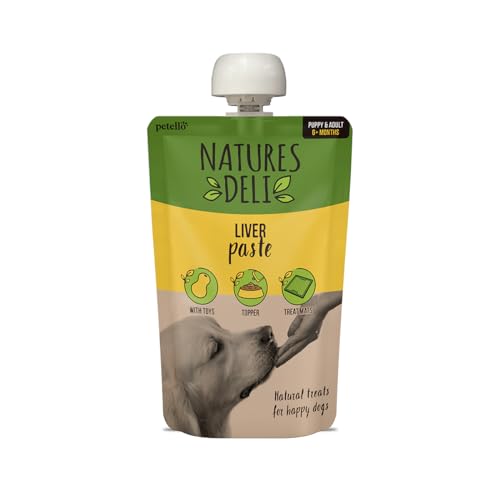 Natures Deli Liver Paste Dog Treat Food Topper 100 g (1-Pack)