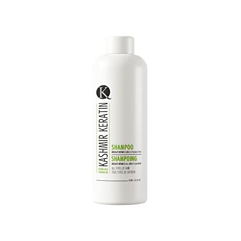 Kashmir Keratin Enriched Shampoo,Sulfate free shampoo,Paraben Free,For All Types Of Hair (16 Fl. Oz) Cover