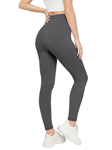 Legging sport femme anti-glissement collant doux taille haute opaque