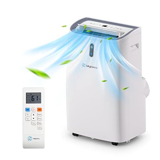 Wiytamo 14,000 BTU Portable Air Conditioners for Rooms Up to 700 Sq.Ft, 4-in-1 Portable AC Unit, Heat, Dehumidifier & Fan with Remote Control, Auto Swing, LED Display, Window Installation Kit Included