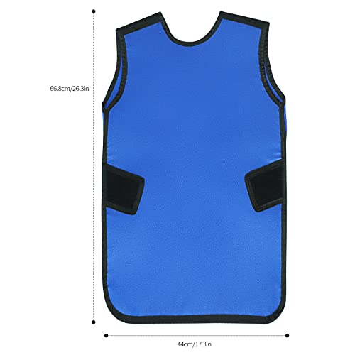 Image of Child Lead Apron with Thyroid Sheild and Lead Cap Set Lightweight Xray Apron 0.5mmPb Lead Equivalency Protection (Small)