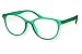Produktbild Lesebrille Damen Grün Smaragdgrün transparenter Rahmen sehr leicht runde ovale Form durchsichtiges Gestell schmale Bügel Lesehilfe Sehhilfe 1.0 1.5 2.0 2.5 3.0 3.5, Dioptrien:Dioptrien 1.5