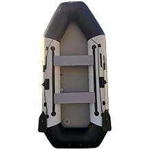 7.5ft Inflatable Fishing Boat Raft Dinghy Pontoon with Air Floor with Motor Bracket