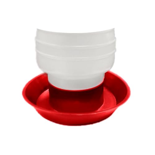 Bebedouro Plástico Para Aves Frangos Com Rosca Automático 5 Litros - 6 Unidades