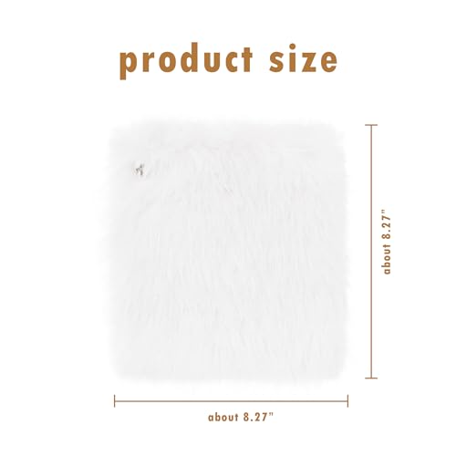 Image of Fur Leg Warmers Furry Faux Fur Winter Leggings Boot Cuffs Toppers for Women