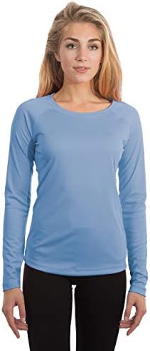 Women’s UPF 50+ UV Sun Protection Long Sleeve Performance Regular Fit T-Shirt for Sports and Outdoor