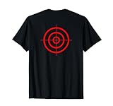 Target / Crosshair on Back - No Text on Front T-Shirt