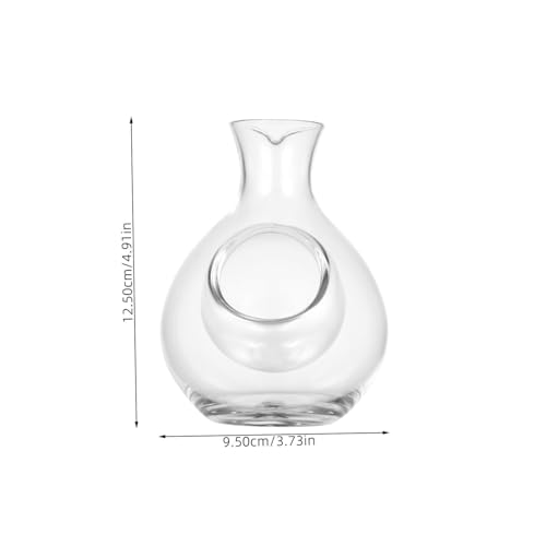Luxshiny Wine Decanter Glass Cooling Wine Aerator Com Decantadores de Bolso de Gelo Aerjante de Vinh
