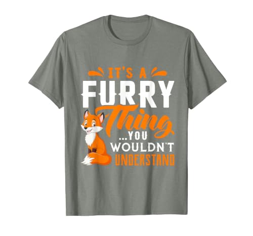Its a Furry Thing You Wouldnt Understand Shirt Cute Furry T-Shirt, Men, Olive Heather, 3X-Large