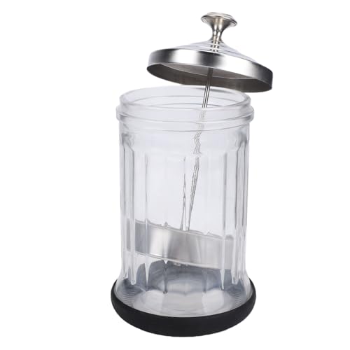 Tarro de remojo para peluquero en vidrio borosilicato con cesta elevadora para salón 3