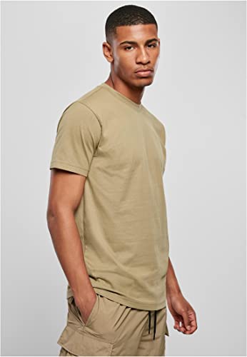 Urban Classics Basic Tee, Camiseta para Hombre, Khaki, XL