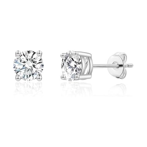 Philip Jones Silver Plated Crystal Stud Earrings Cover