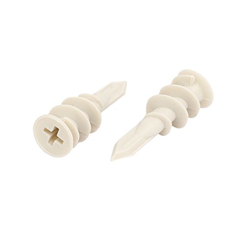 Aexit 13mm x 42mm Nylon Hollow-Wall Self-Drilling Drywall Anchor 50pcs (fa4795bf2ef396184d575763b7f275c0)