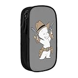 キャスパーのクリスマス7 ペンケース ペンポーチ ペンバッグ 筆箱 ポーチ 部品袋 化粧ポーチ 文房具 筆記用具 収納 小物入れ 小学生 高校生 オフィス 二階建て 帆布 多機能 大容量 男女兼用 Black