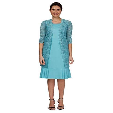 MAYA BROOKE Women's Jacket Mother of The Bride Dress, As Show, 16 Cover