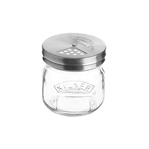 Kilner 0.25Litre Storage Jar and Shaker for Parmesan, Sprinkles, Herbs and Spices