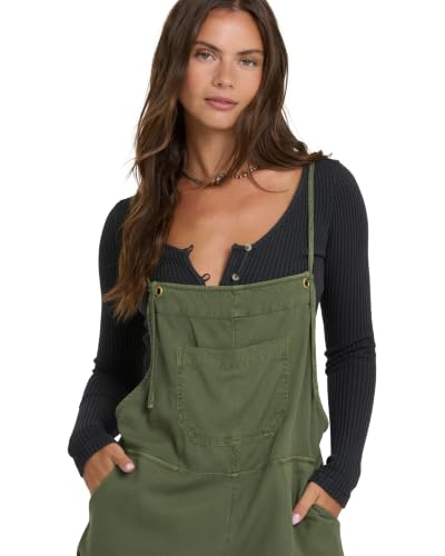 Image of Billabong Women's Wild Pursuit Cotton Twill Blend Romper