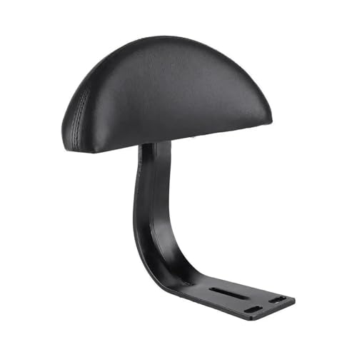 Coussin dossier arrière moto universel noir pour sissy bar