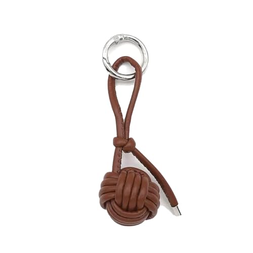 LAOYEFACAI Schlüsselanhänger Handgewebter Ball-Anhänger Kuscheltier Anhänger Süßer Keychain für Schafsfell-Charme Geschenk Taschen Dekoration (21931)