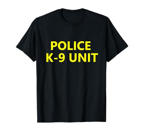 Halloween Police K-9 K9 Unit Costume Officer Dog Canine T-Shirt