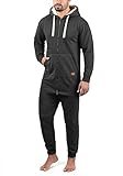 Blend Salinho Herren Overall Jumpsuit Mit Kapuze, Größe:L, Farbe:Charcoal (70818)
