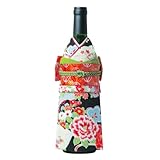 和の蔵 ワインカバー (姫 (振袖) - 黒 5002) / 日本製 ボトル 飾り ボトルキーパー 雛飾り 桃の節句/日本土産 Japanese souvenir プレゼント ギフト 贈り物 贈答 パーティー 和風 和柄 インテリア ティスプレイ