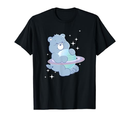 Care Bears Bedtime Bear Dreaming Of Space Cosmic Neon Poster T-Shirt