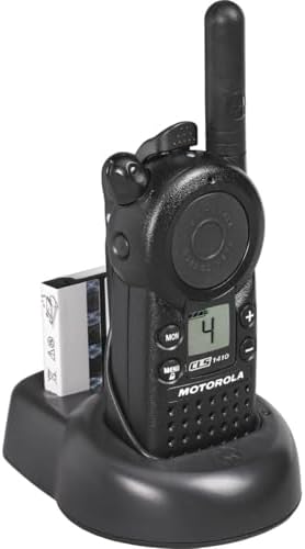 MOTOROLA Solutions Professional CLS1410 5-Mile 4-Channel UHF Two-Way Radio, Black
