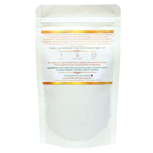 Té negro ecológico masala chai a granel 2.5 oz miniatura 6
