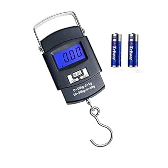 Luggage Scale with Battery Automatic Reading, Many Ways of use, Accurate Numbers, The Perfect Multifunctional Scale, a Good Helper for Your Travel and Fishing