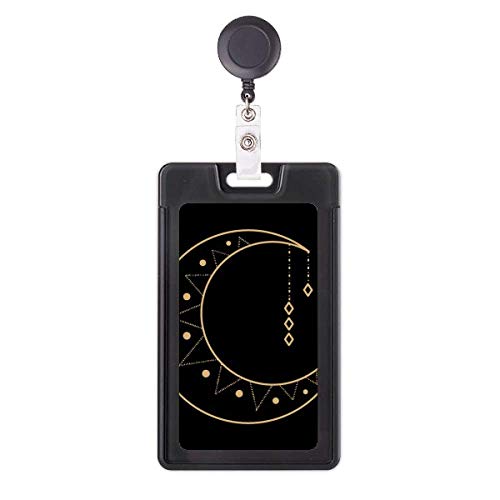 Porte-badge rétractable lune et étoile : fini les badges perdus au travail