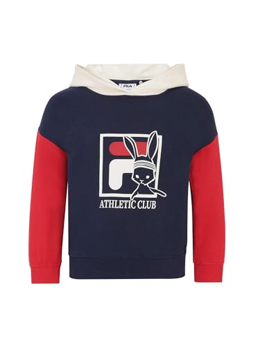 Sweat-shirt FILA Lieberose enfant bleu unisexe doux en coton pour l'hiver