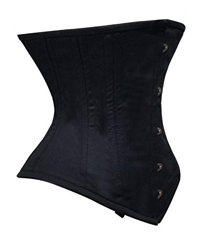 luvsecretlingerie Heavy Duty 26 Double Steel Boned Waist Training Velvet Underbust Tight Shaper Corset #8023-VE2