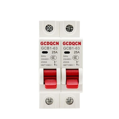 Disyuntor de enclavamiento 1P 125A con interruptor de aire doméstico doble potencia 50/60Hz