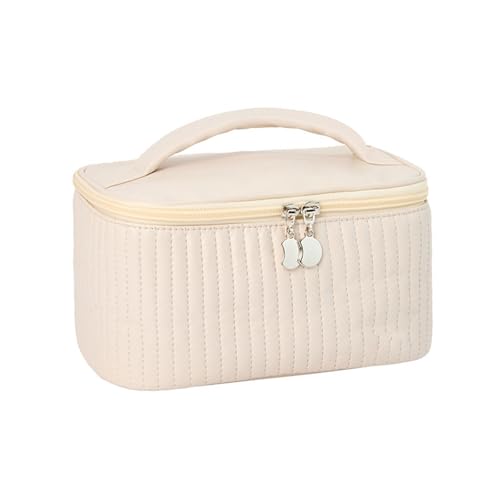 Trousse de maquillage en PU au design épuré et finitions soignées
