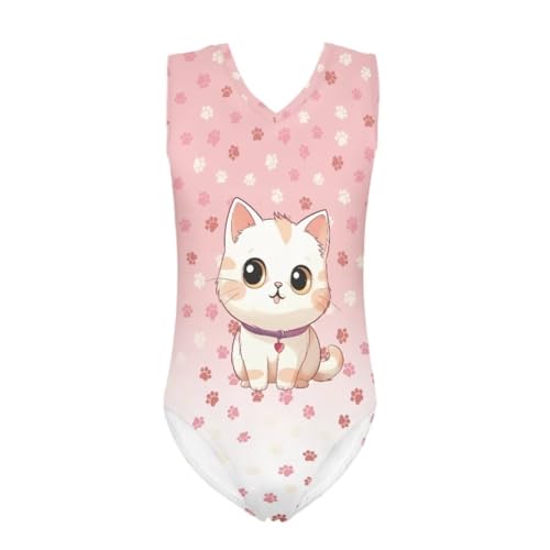 Image of Girls' Swimwear for 3-14 Cartoon Bathing Suit Girl Swimsuit Gym Leotard